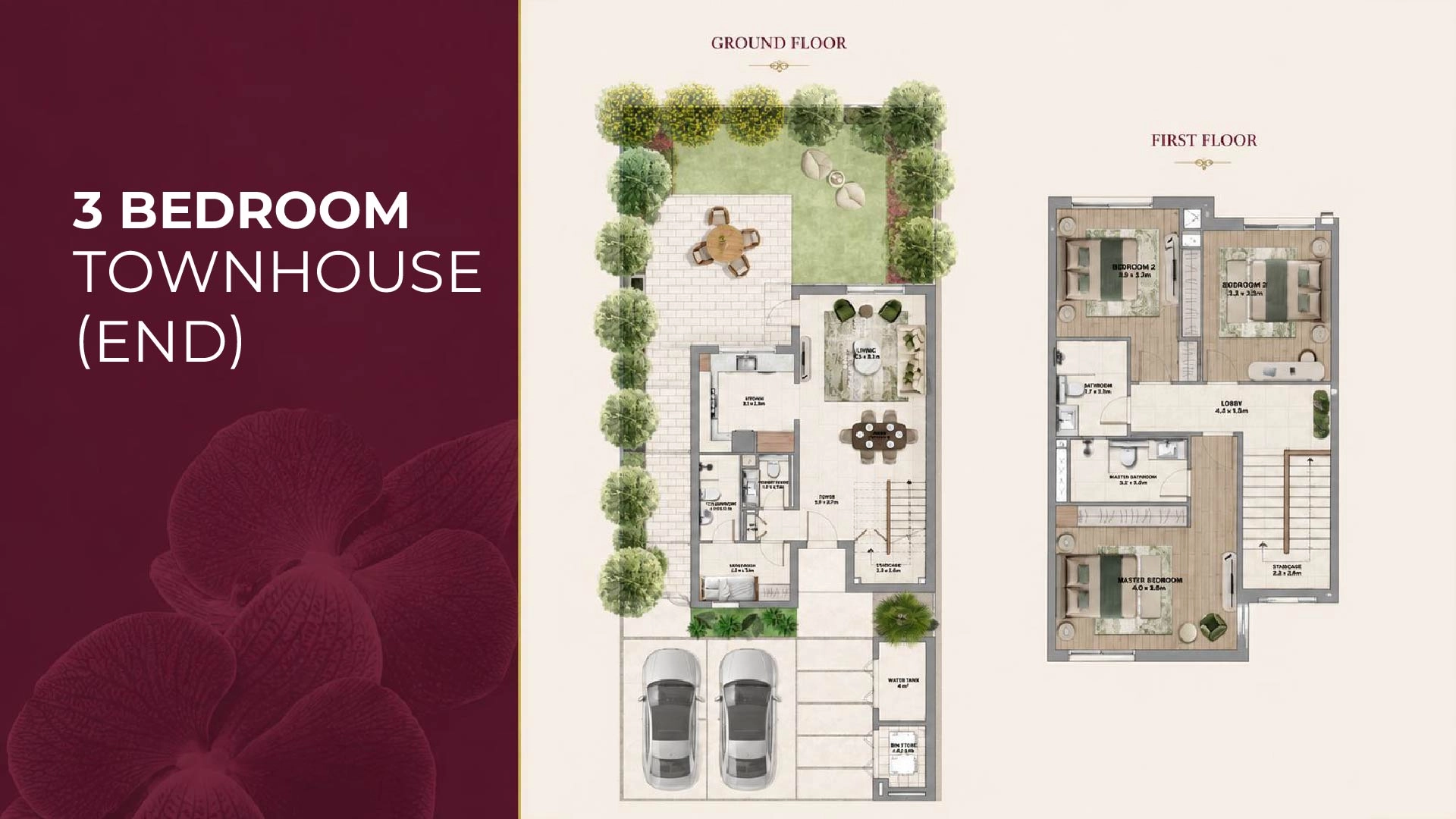 3 BR Townhouse